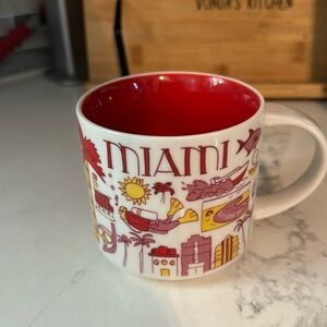 Starbucks Been There Series coffee mug cup Miami